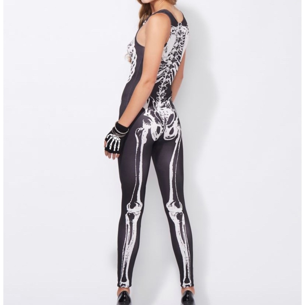 Skeleton Catsuit - Picture 2 of 5
